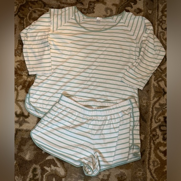 Lake Pajamas Long-Short Set - Picture 2 of 5